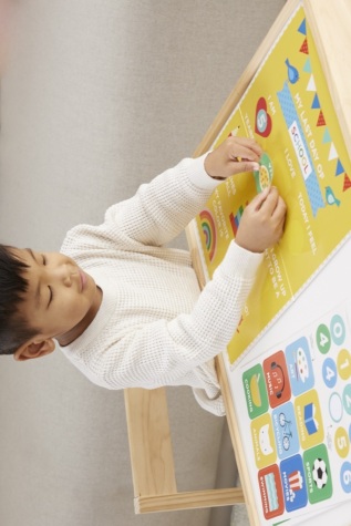 Petit Collage Znovupoužitelné samolepky Můj první a poslední školní den