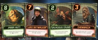 Star Wars: Jabbův palác - karetní hra