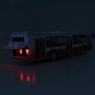 Autobus který hlásí zastávky česky 28 cm