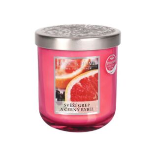 Střední svíčka - Svěží grep a černý rybíz