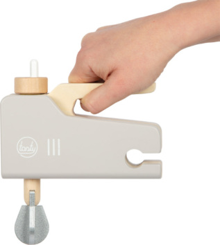 small foot Dřevěný kuchyňský robot 2 v 1 Tasty šedý