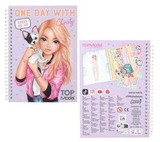 KREATIVNÍ BLOČEK SE SAMOLEPKAMI DENNÍCH OUTFITŮ TOP MODEL různé druhy