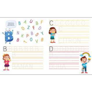 Sešit pro předškoláky Psaní a písmena