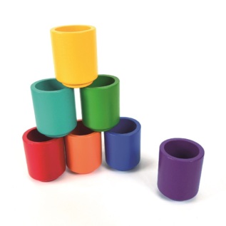 2Kids Toys Duhové kuličky a kalíšky 7 barev