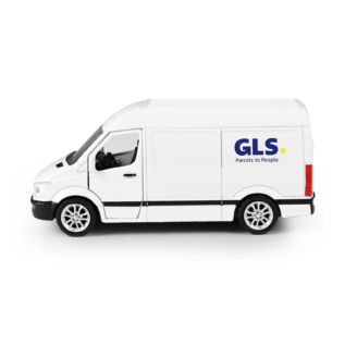 Kovové auto GLS s otevíracími dveřmi 12 cm