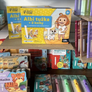 Albi tužka 2.0 + 2 knihy Kouzelné čtení (Denní činnosti, Domácí zvířátka)