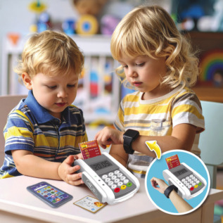 PLEJO Platební terminál s mobilem a hodinkami