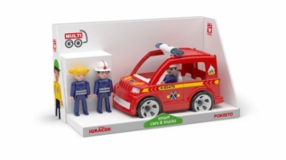 efko Igráček MultiGO Trio Fire - figurky s požárním autem