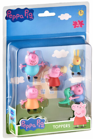 Peppa Pig: 5 figurek s razítkem - blister