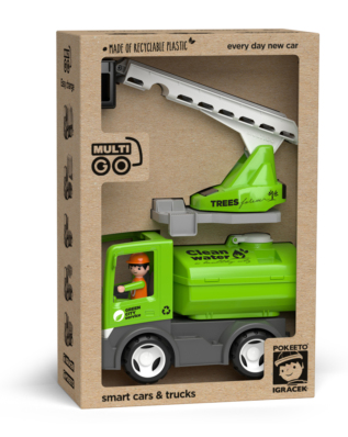 ECO MultiGO City 2+1 - Igráček, auto, žebřík, cisterna