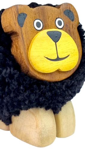 2Kids Toys Dřevěná figurka XL pompon Medvěd