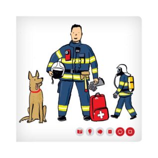 Albi Minikniha povolání – Hasič Kouzelné čtení