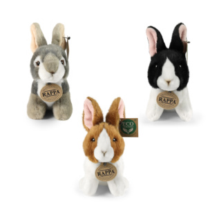 Plyšový králík sedící 16 cm ECO-FRIENDLY