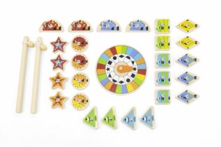 Dřevěná magnetické rybaření