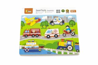 Dřevěná vkládačka doprava - zvuková