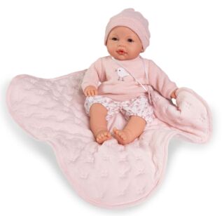 Antonio Juan 14365 BIMBA - mrkací panenka miminko se zvuky - 37 cm
