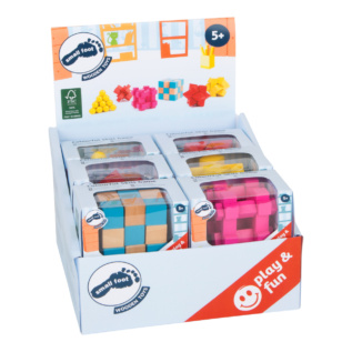 small foot Barevný hlavolam 1ks žlutá hvězda