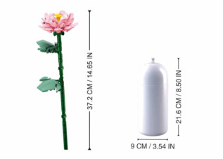 Sluban Flowers M38-B1101-05 Pivoňka ve váze