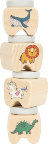 small foot Krabičky na mléčné zoubky sada 4 ks