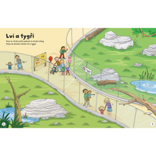 Knížka samolepková Zoo