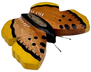 2Kids Toys Dřevěná magnetka velká Motýl