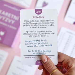 Karetní výzvy - Pro maminku a dceru