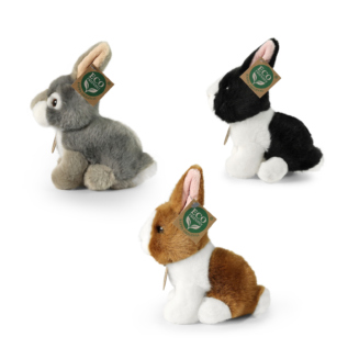 Plyšový králík sedící 16 cm ECO-FRIENDLY