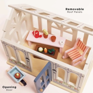 Le Toy Van Domeček pro panenky Zimní zahrada