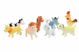 Veselá domací zvířátka v sáčku