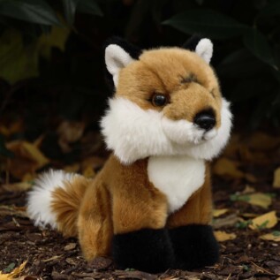 Plyšová liška sedící 20 cm ECO-FRIENDLY