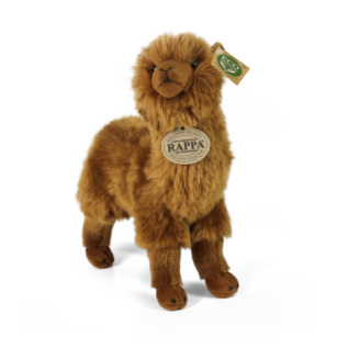 Plyšová lama alpaka hnědá 23 cm ECO-FRIENDLY