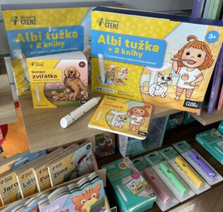 Albi tužka 2.0 + 2 knihy Kouzelné čtení (Denní činnosti, Domácí zvířátka)