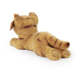 Plyšová kočka ležící hnědá 25 cm ECO-FRIENDLY