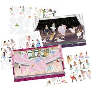 Kreativní sešit se samolepkami Top Model Ballet, Hayden & June