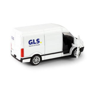 Kovové auto GLS s otevíracími dveřmi 12 cm