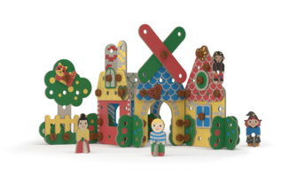 efko ECO Roto Kouzelný mlýn – ekologická stavebnice