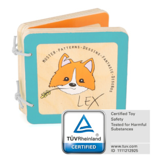 small foot Dřevěná knížka Lex