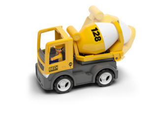 ECO MultiGO Build set - figurky Igráčků stavbařů s auty