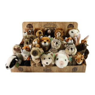 Displej exkluzivní plyš lesní zvířata ECO-FRIENDLY