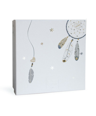 Doudou Dárková sada - plyšový muchláček panda 20 cm