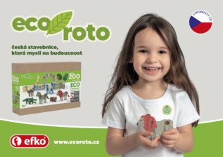 efko ECO Roto Bláznivá ZOO – ekologická stavebnice