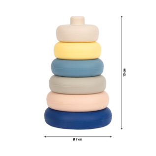 small foot Silikonová nasazovací věž