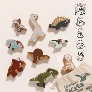 Le Toy Van Skládací věž Dinosauři