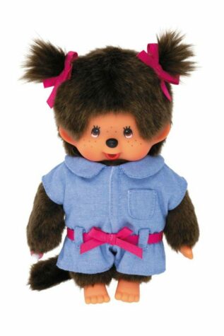 Monchhichi Exclusive - Modrý overal (Mončiči)