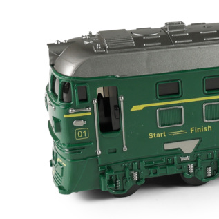 Lokomotiva zelená se zvukem a světlem