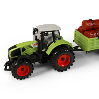 Traktor s přívěsem na dřevo 45 cm