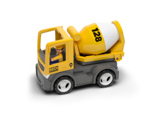 ECO MultiGO Build 2+1 - Igráček stavbař, domíchávač, deska