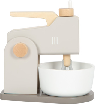 small foot Dřevěný kuchyňský robot 2 v 1 Tasty šedý