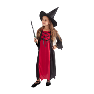 Dětský kostým čarodějnice Morgana (M)