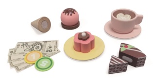 2Kids Toys Dřevěná cukrárna 2 v 1